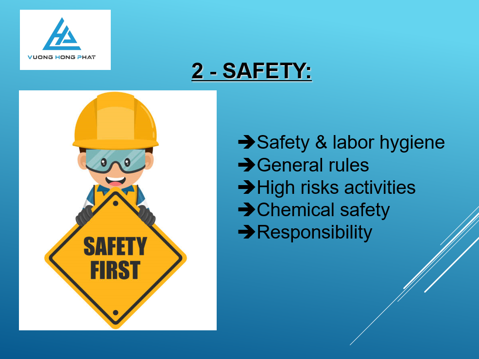 HSSE Safety Control Activities at Vuong Hong Phat