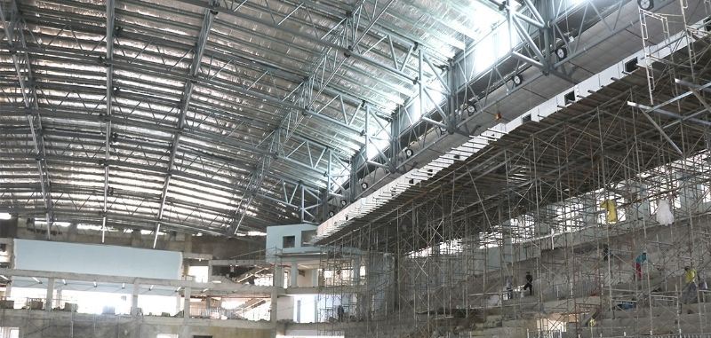 Fabrication of Multi-Purpose Sports Arena Structures