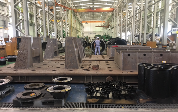 Installation of industrial equipment