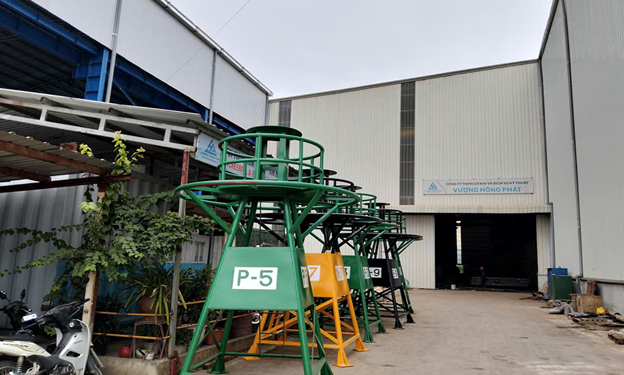 Mechanical fabrication activities at Vuong Hong Phat