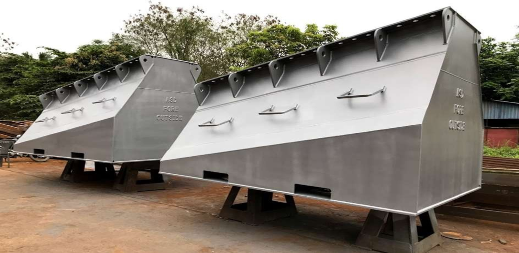 Specialized ship transport cradle structures