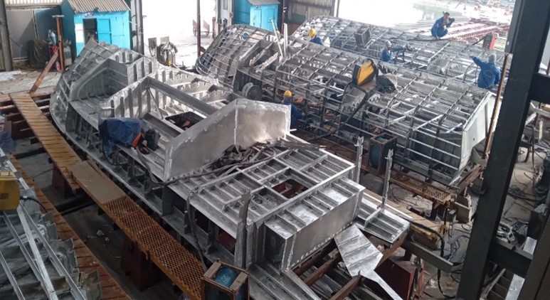 Construction of Aluminum-Hull Vessels and Aluminum Equipment